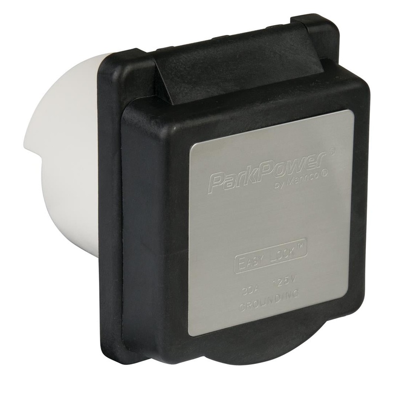 Marinco 301ELRVBLK Receptacle