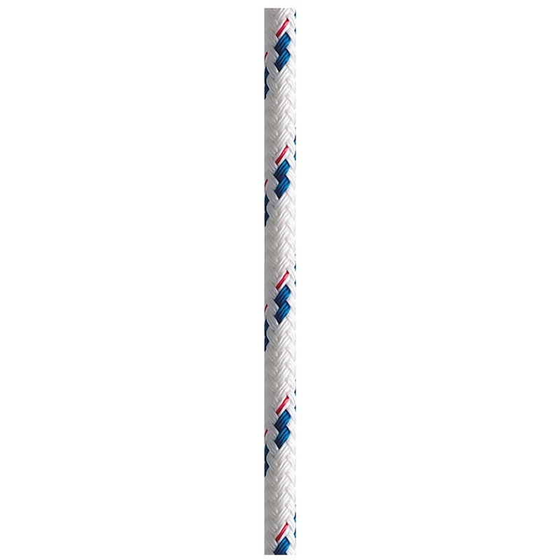 New England Ropes 7/16" Sta-Set Performance Cruising Line - Blue Fleck - 600'