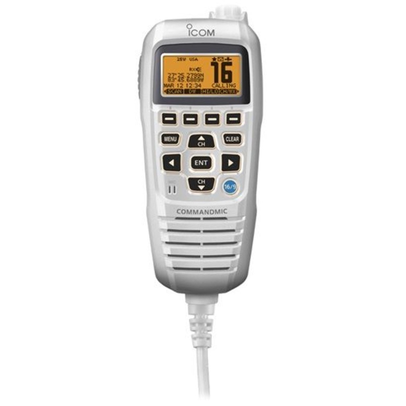 Icom HM195SW Command Mic IV Super White Second Station