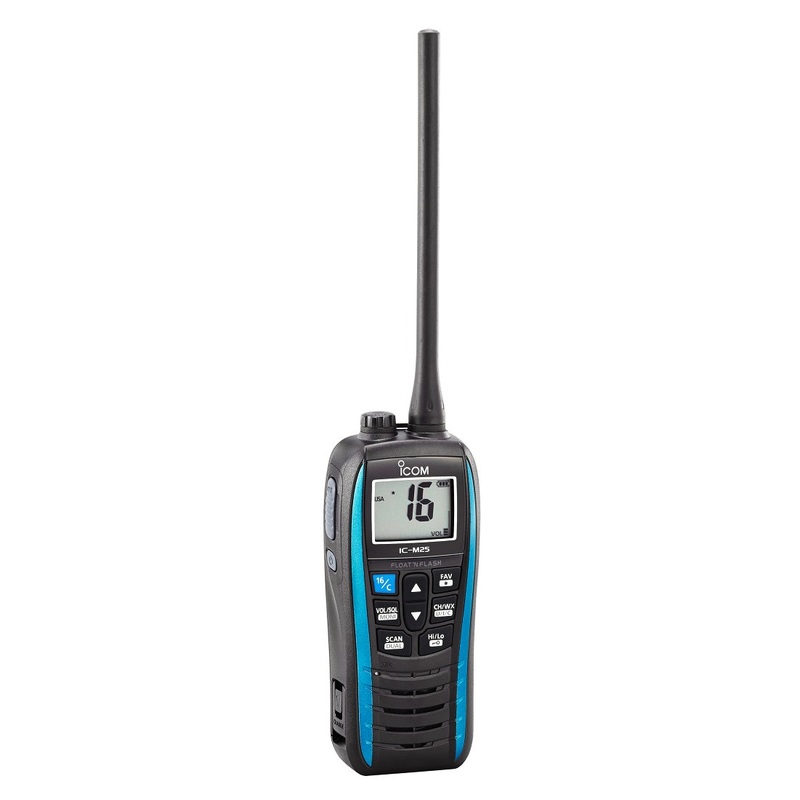 Icom M25 Floating Handheld VHF Marine Blue 5 Watts