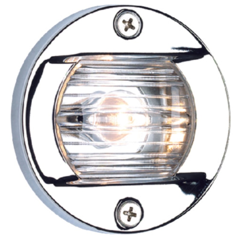 Seachoice 05381 Transom Light With Stainless Steel Flange, Round