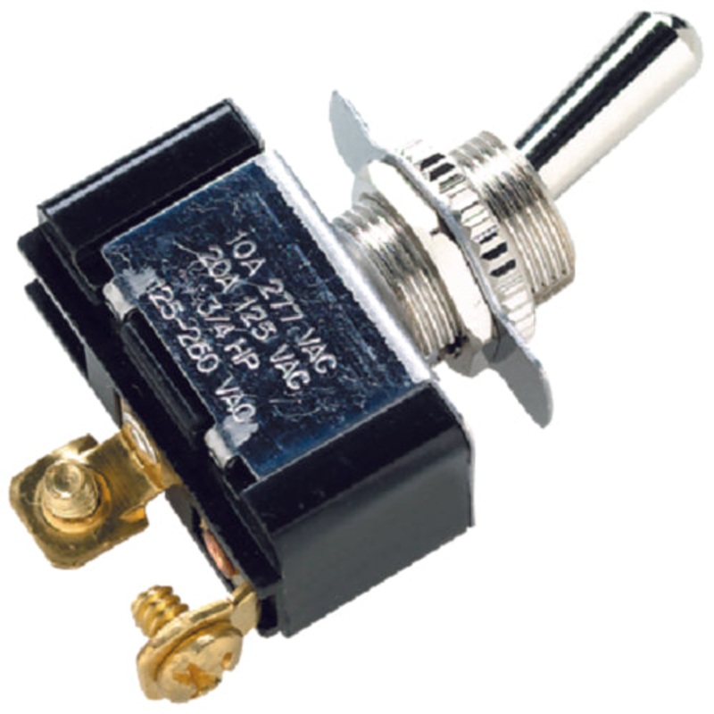 Seachoice 12101 2 Position Toggle Switch With 2 Screw Terminals Off/On