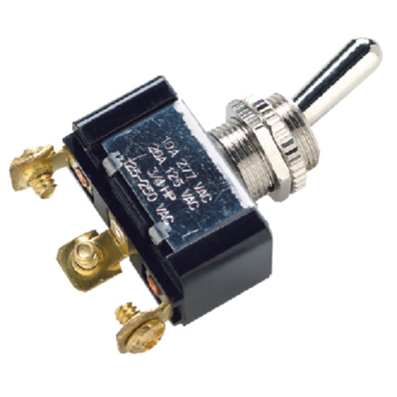 Seachoice 12111 2 Position Toggle Switch With 3 Screw Terminals On/On
