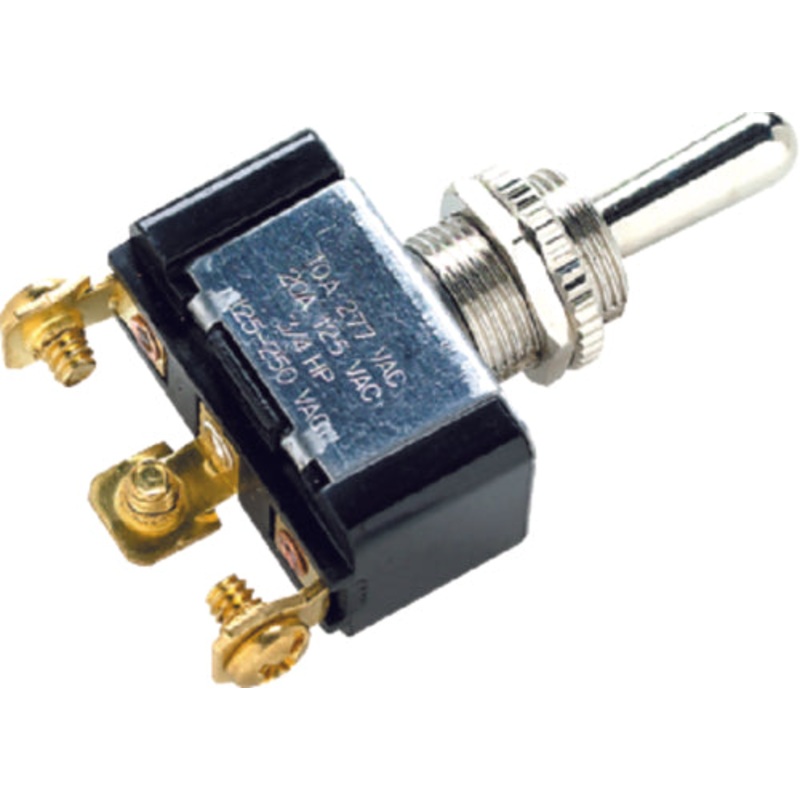 Seachoice 12121 3 Position Toggle Switch With 3 Screw Terminals On/Off/On