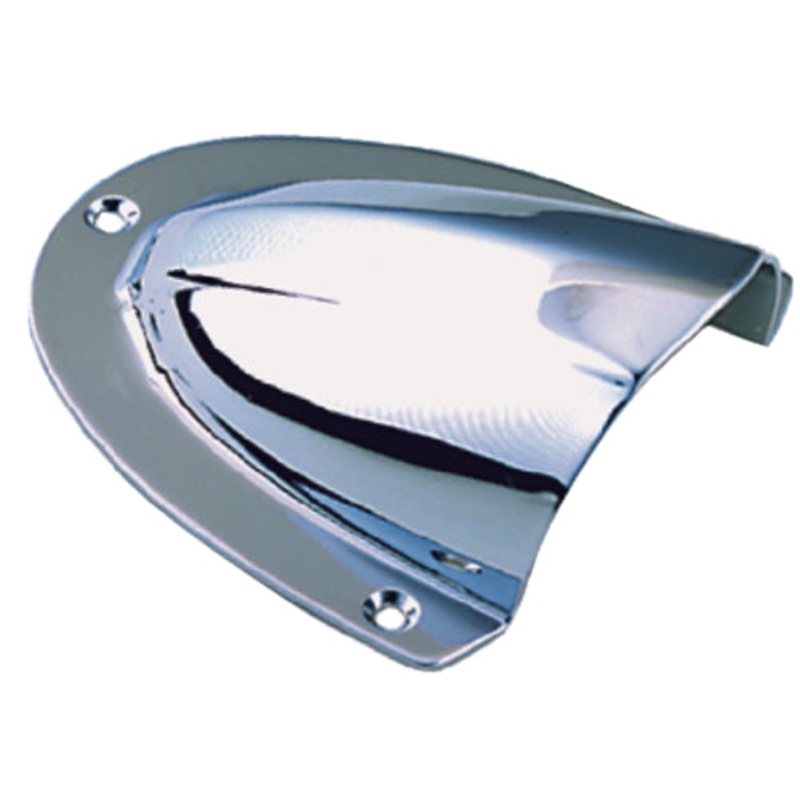 Seachoice 16101 Chrome Plated Brass Clam Shell Ventilator - 1-9/16" x 1-1/2" x 15/32"