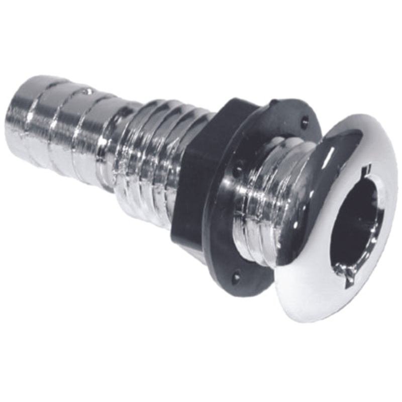 Seachoice 17961 Chrome Plated Plastic Thru-Hull