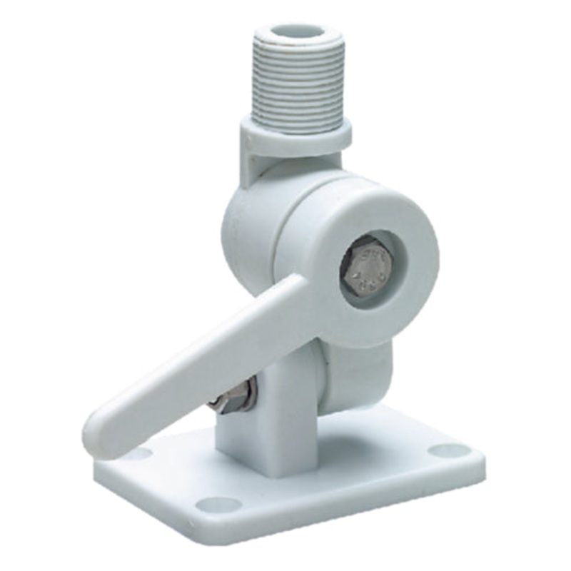 Seachoice 19501 Nylon Antenna Ratchet Mount - White