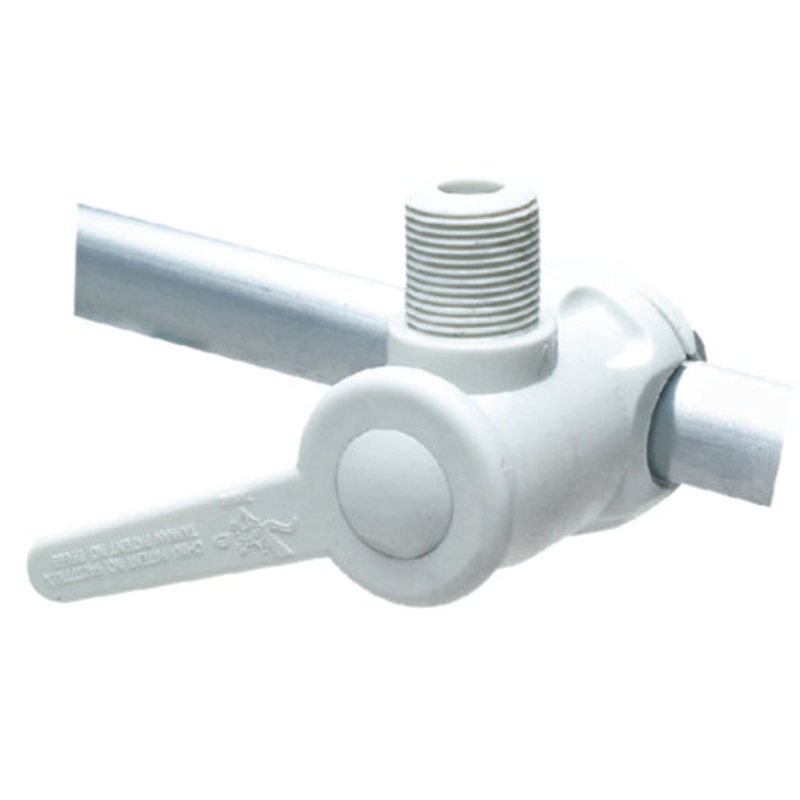 Seachoice 19561 Nylon Antenna Rail Mount - White