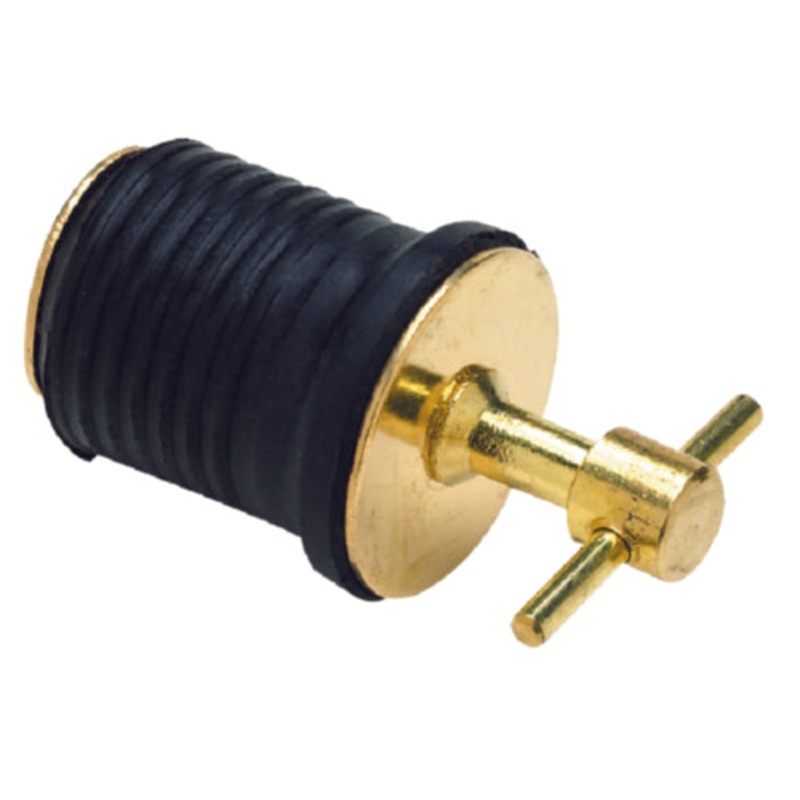 Seachoice 50-18861 Twist-Lock Brass Drain Plug 1-1/4"