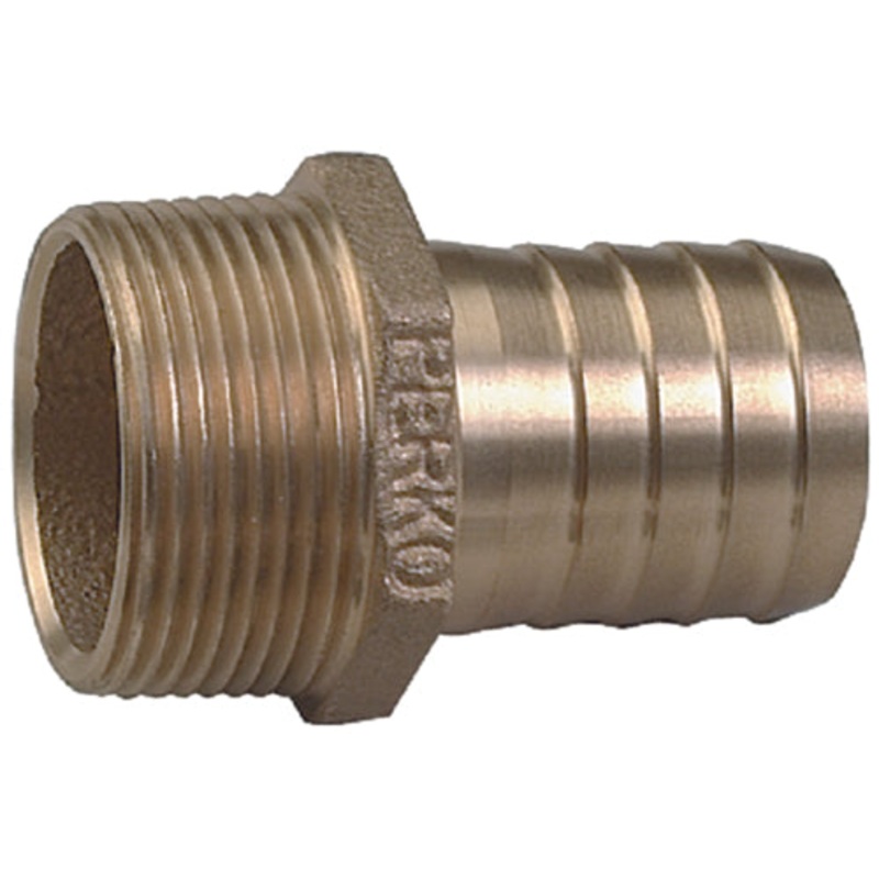 Perko 0076DP4PLB 1/2 Pipe To Hose Adapter