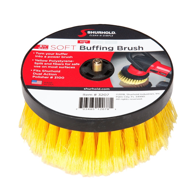 Shurhold 6-" Soft Brush f/Dual Action Polisher