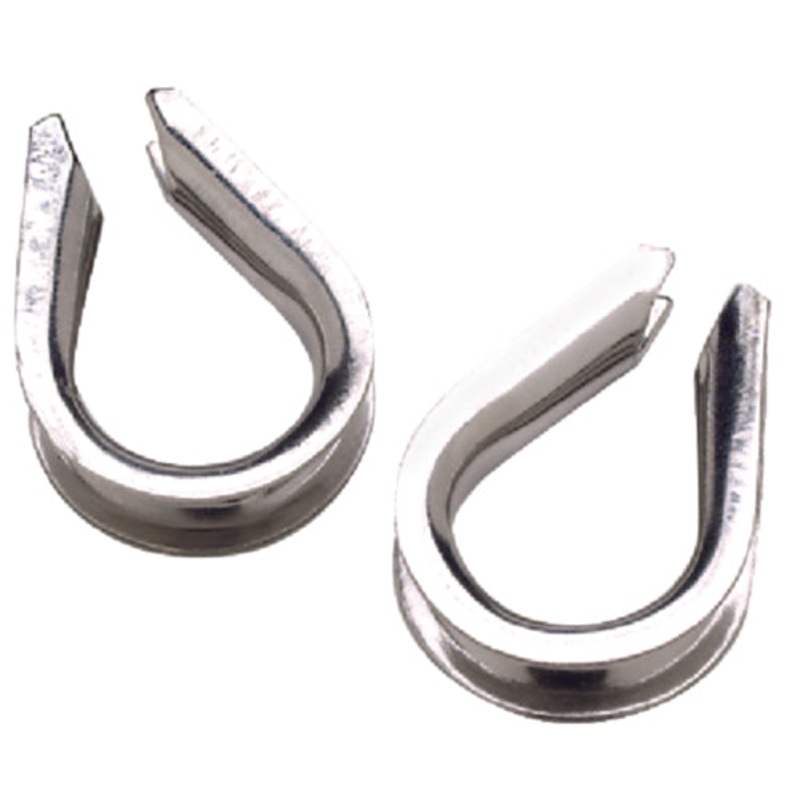 Seachoice 43391 Rope Thimble-SS-3/16 (2/Card)