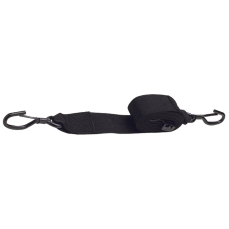 Seachoice 51041 Gunwale Trailer Tie Down Strap 2" Wide - Black