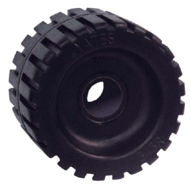 Seachoice 56330 Black Rubber Ribbed Roller 4-3/8"
