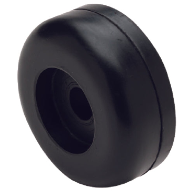 Seachoice 56400 Black Rubber Roller End Cap  - 3-1/2" Dia. X 1-5/16" W With 11/16" ID