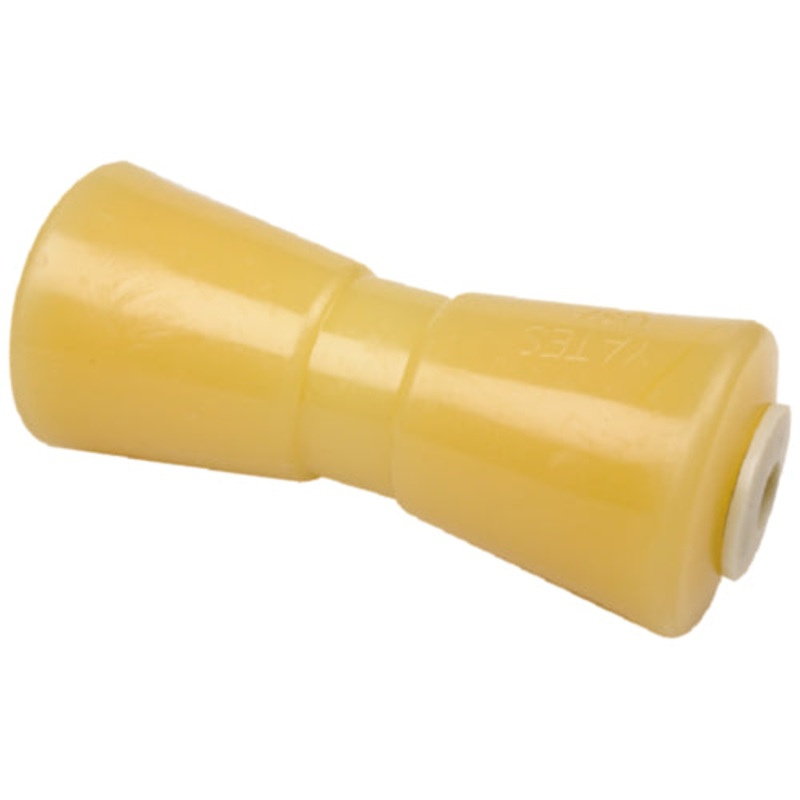 Seachoice 56420 Non-Marking TP Yellow Rubber Keel Roller With 5/8" ID Hole