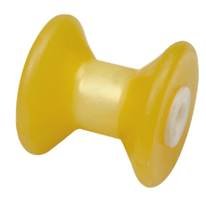 Seachoice 56580 Non-Marking TP Yellow Rubber V-Bow Stop With 1/2" ID