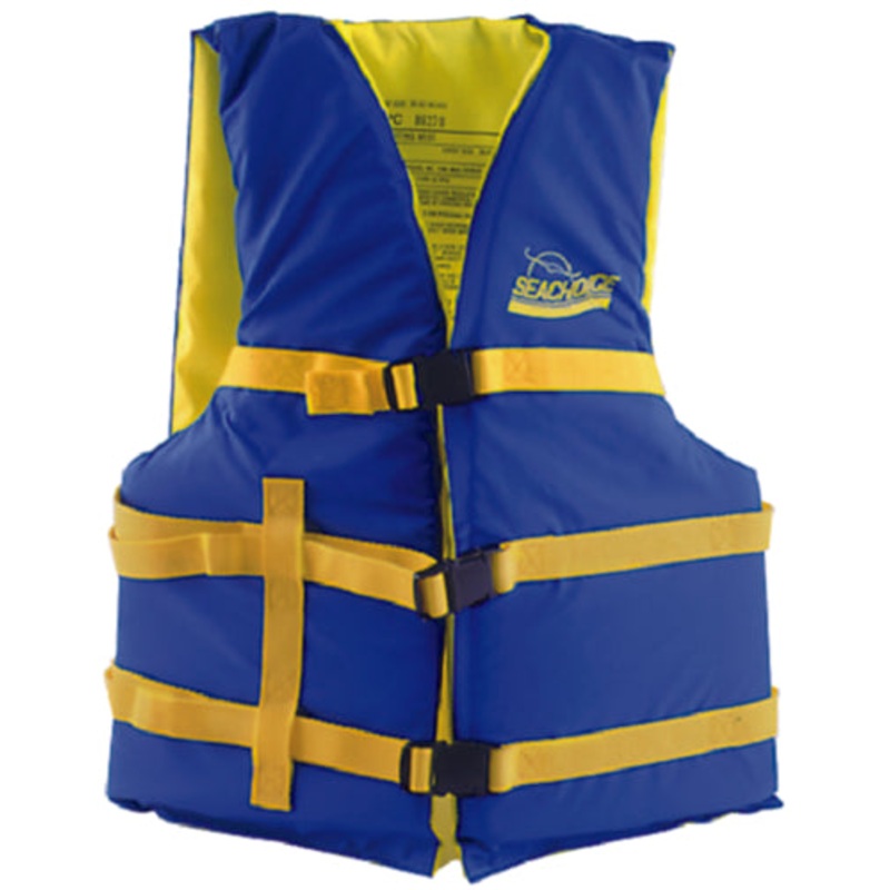Seachoice 86240 Deluxe General Purpose Life Vest - Blue/Yellow, XL
