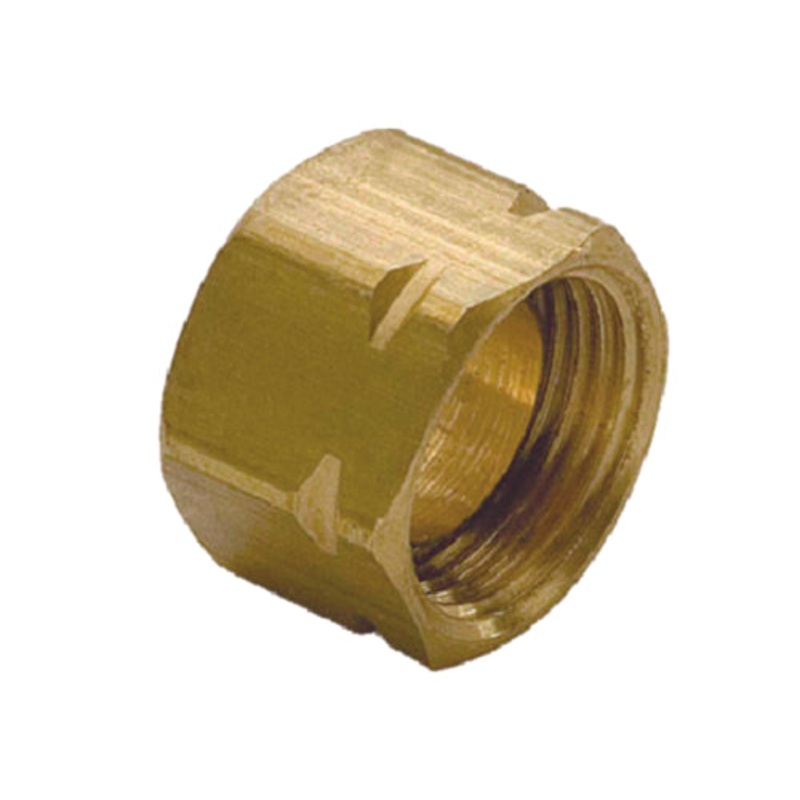 Seastar HF5526 Dometic HF5526 Hydraulic Fitting Tube Nuts 3/8"  Brass  3/8" Tube  6/Kit