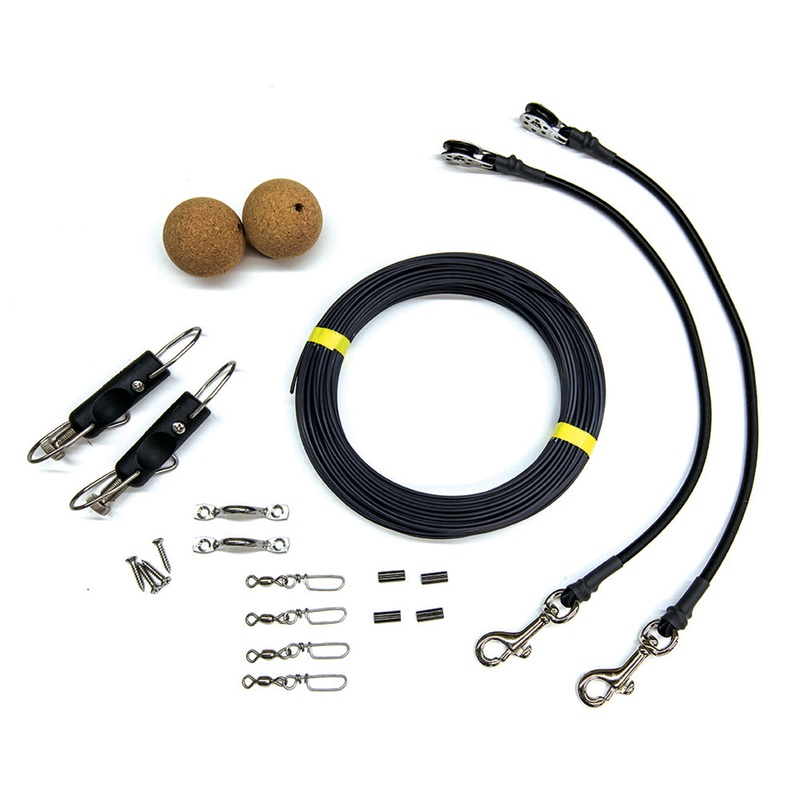 Tigress Elite Rigging Kit  - 400lb Black Mono