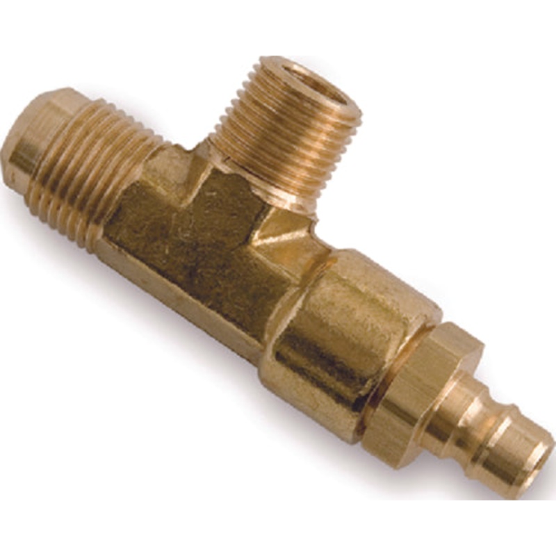 Seastar HF5519 Dometic HF5519 Hydraulic Fitting Bleed Tees TM Cylinders  Brass  2/Kit