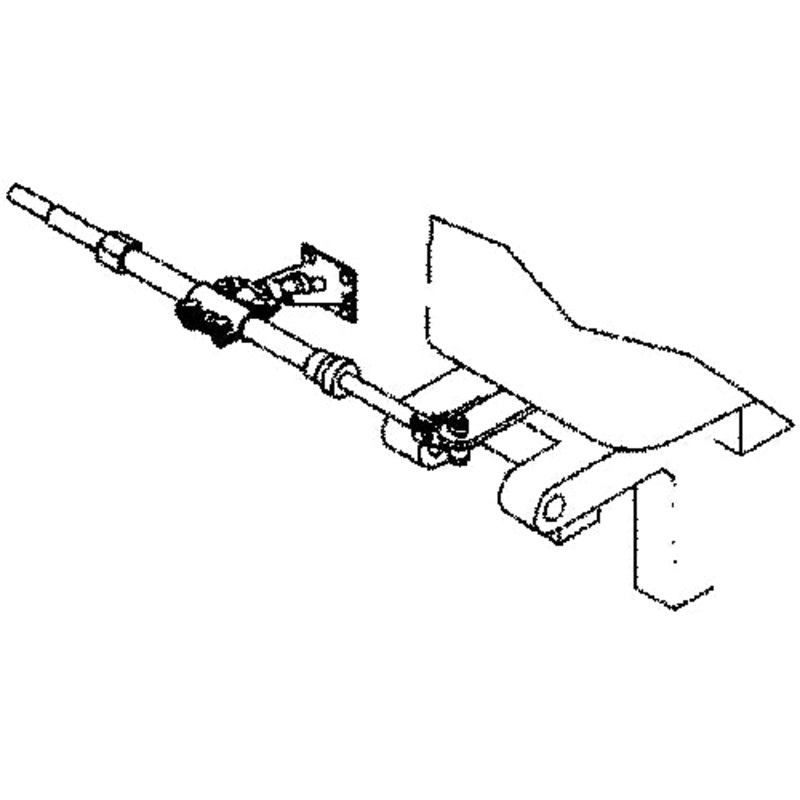 Seastar SA27255 Transom Support Mount, Stainless