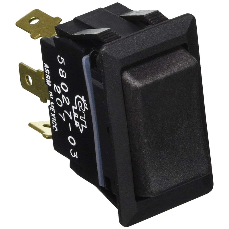 Cole Hersee Sealed Rocker Switch Non-Illuminated SPDT (On)-Off-(On) 3 Blade