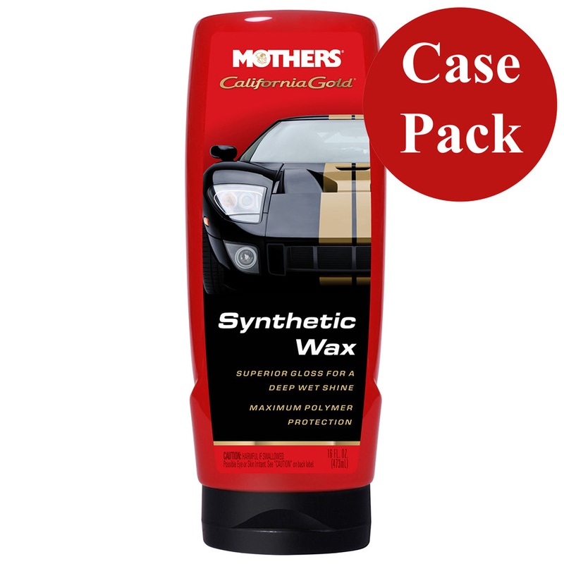 Mothers California Gold Synthetic Wax - Liquid 16oz - *Case of 6*