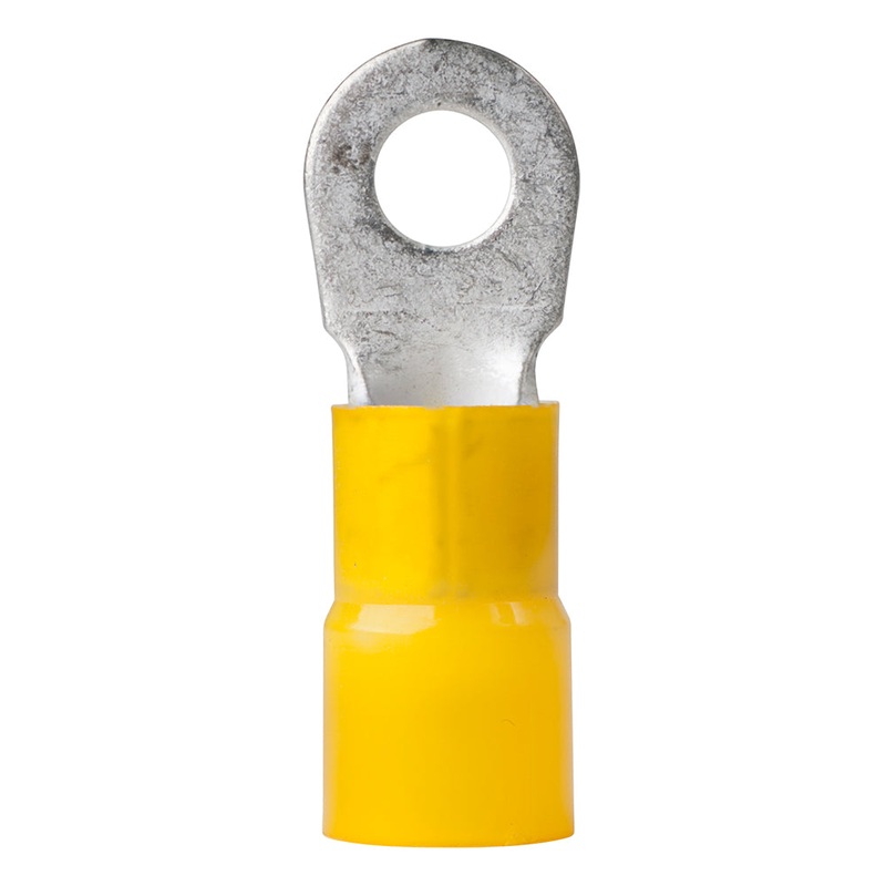 Ancor 4 AWG - 1/4" Nylon Ring Terminal - 100-Pack