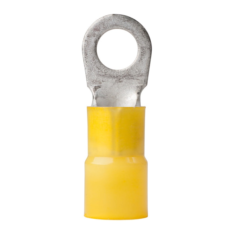 Ancor 4 AWG - 3/8" Nylon Ring Terminal - 25-Pack