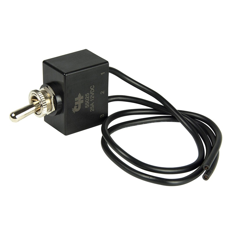 BEP SPST Sealed Toggle Switch - OFF/(ON)